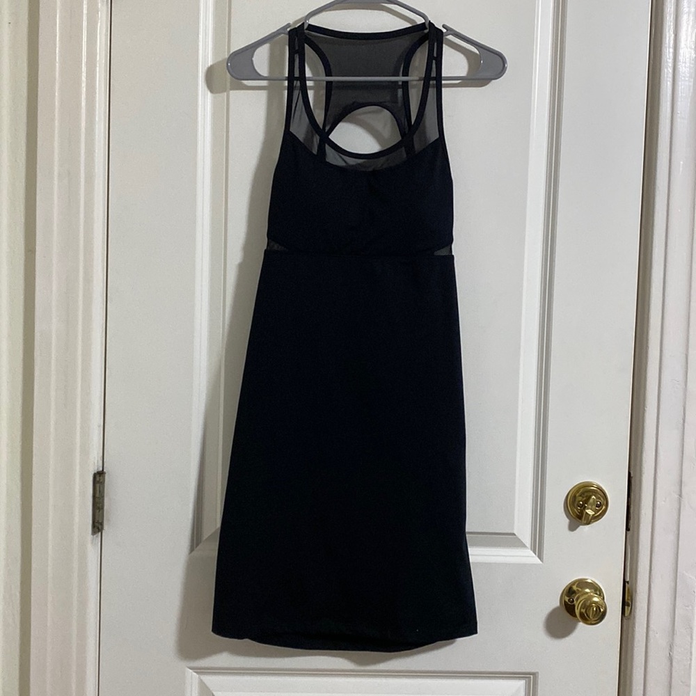 Fabletics Nwt Black Compression Jersey Racerback … - image 1